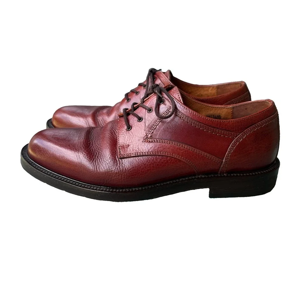 Johnston Murphy Passport Leather Shoes Men's Size 10M Brown Leather Dress Office
